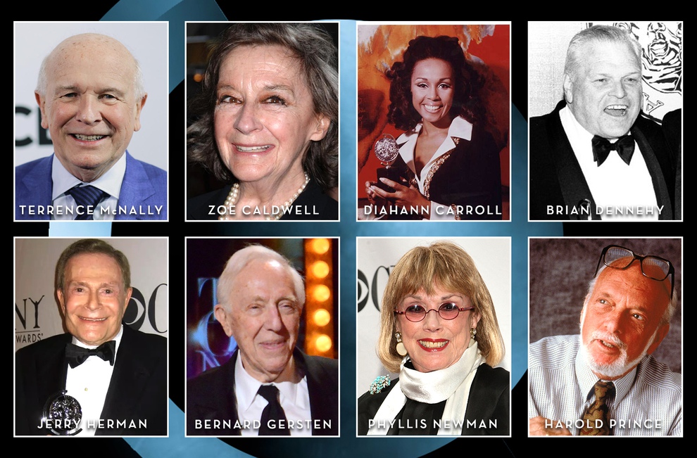 Montage of images of some of those in the Broadway community who left us in the 2019-2020 season.