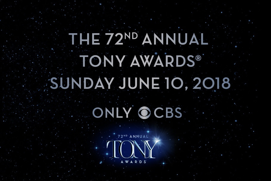 The American Theatre Wing's 72nd Annual Tony Awards will air on CBS on Sunday, June 10, 2018. The Tony Awards are presented by The Broadway League and the American Theatre Wing.