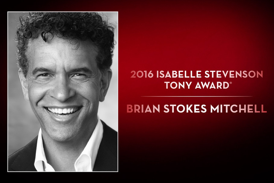 Brian Stokes Mitchell is the recipient of the 2016 Isabelle Stevenson Tony Award.