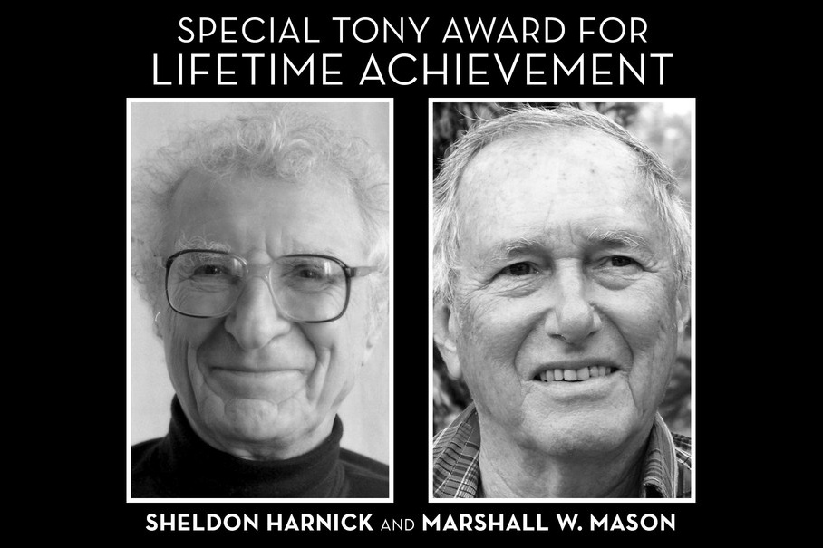 Sheldon Harnick and Marshall W. Mason will receive Special Tony Awards for Lifetime Achievement in the Theatre in 2016.