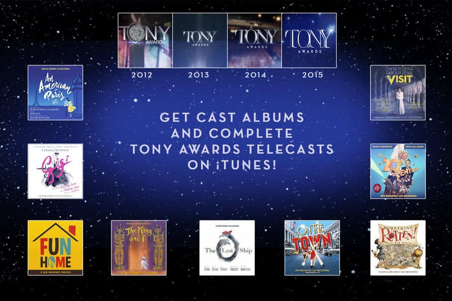 Get cast albums and complete Tony Awards telecasts on iTunes!