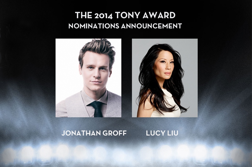 Jonathan Groff and Lucy Liu